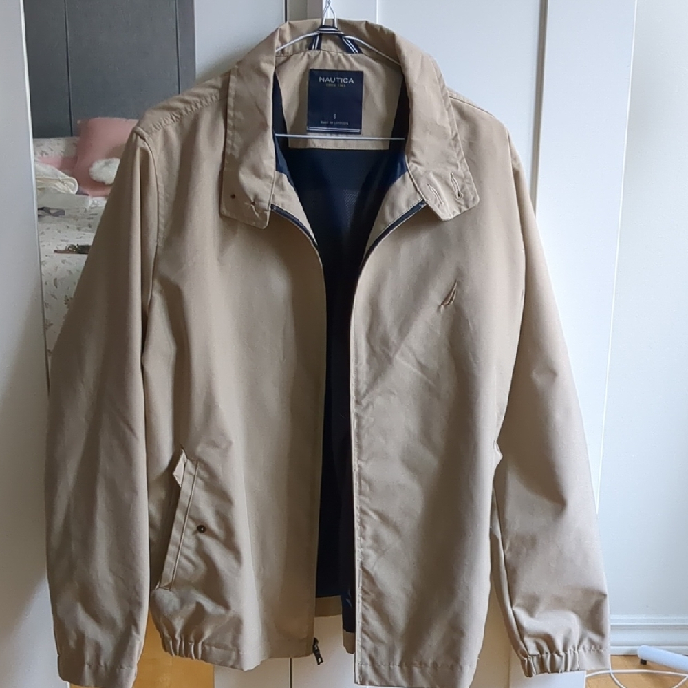 Nautica Men's Beige Windbreaker